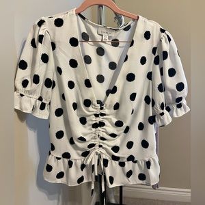 Topshop Margot Ruched Top